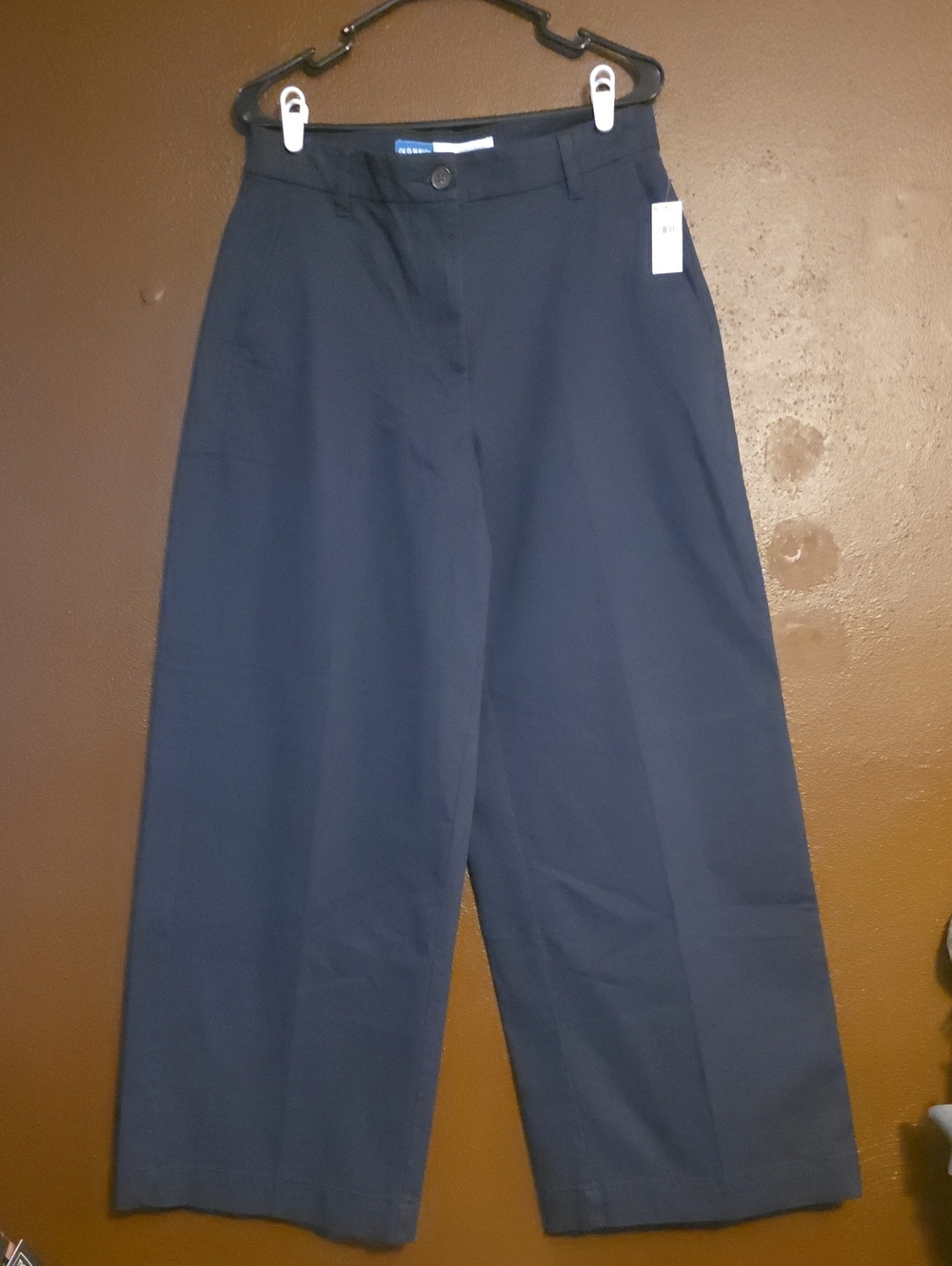 Old Navy Wide-Leg Navy Pants Size 10